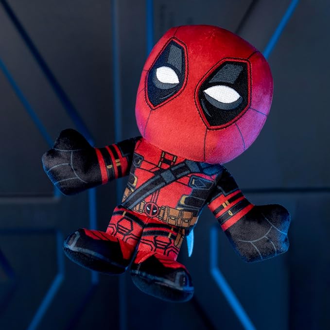 Bleacher Creatures Marvel Deadpool 8" Kuricha Sitting Plush - Soft Chibi Inspired Toy