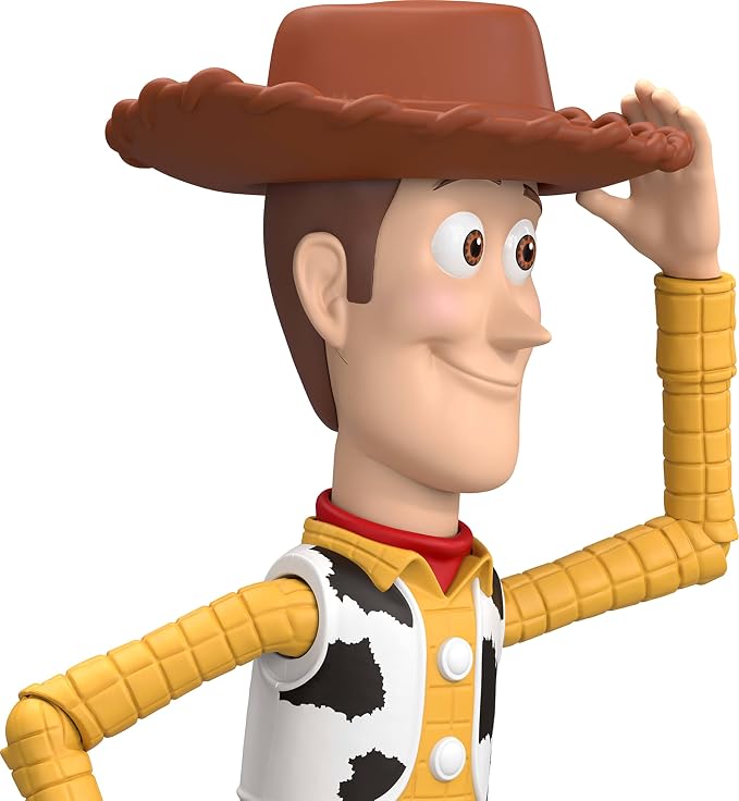 Mattel Disney and Pixar Toy Story 5 Woody Action Figure | 7-inch Playscale, 1 Key Character, 8+ Posable Joints, Movie-Accurate Design