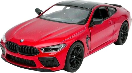 KiNSMART BMW M8 Competition 1:36 Scale 5" Die Cast Metal Model Toy Super Car w/Pullback Action (Red)