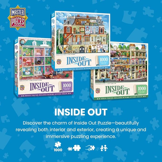 MasterPieces 1000 Piece Jigsaw Puzzle For Adults, Family, Or Youth - Fields Department Store - 19.25"x26.75"
