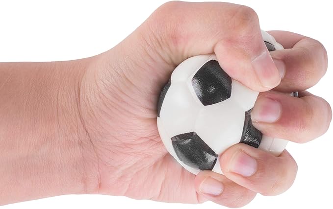 Super Z Outlet Mini Foam Sports Balls for Kids Adults Mini Baseball Football Basketball Soccer Stress Bulk Toy Game Party Decoration Relaxable (Assorted) - Pack of 12