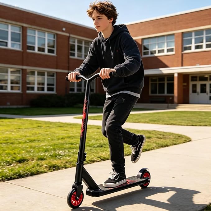 Pro Scooters Stunt Scooter For Kids 8 Years and Up Adults Complete Trick Scooter for Intermediate,Beginner,Advanced and Professional Riders Teens Cool Pro Scooter for Freestyle Tricks & BMX Stunts