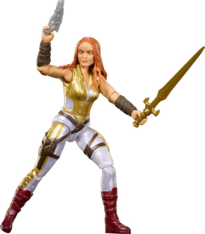 Masters of the Universe 2026 Movie Teela 5.5 Inch Action Figure Toy, Content Accurate 14 Movable Joints & Sword, Heroic Warrior Goddess