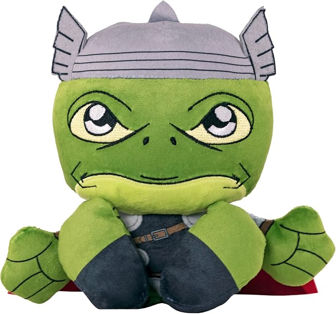 Bleacher Creatures Marvel Frog of Thunder Thor 8" Kuricha Sitting Plush - Soft Chibi Inspired Toy