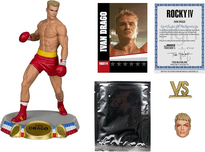 McFarlane Toys - Ivan Drago (Rocky IV) 6in Posed Figure