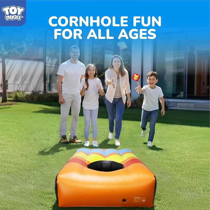 TOY Life 2 Sets Inflatable Pool Games Toys, Pool Cornhole Game Floating Toys for Adults Family, Water Games for Adults, Bean Bag Toss Game for Swimming Pools