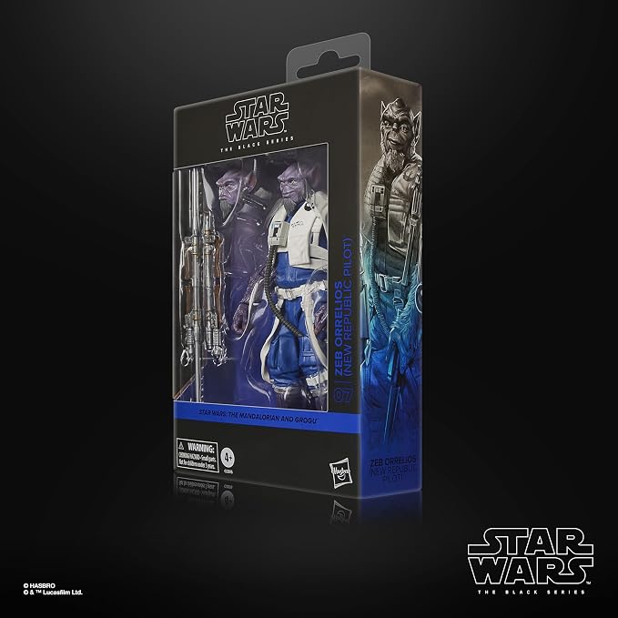 STAR WARS The Black Series Garazeb “Zeb” Orrelios, The Mandalorian & Grogu Premium Collectible 6 Inch Action Figure