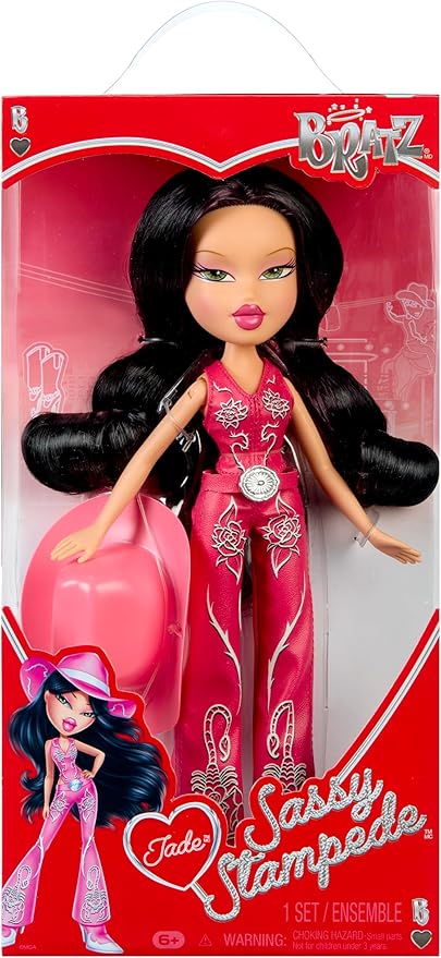 Bratz Sassy Stampede Jade Fashion Doll with Accessories: Western, Cowgirl Style Clothes & Accessory Pieces