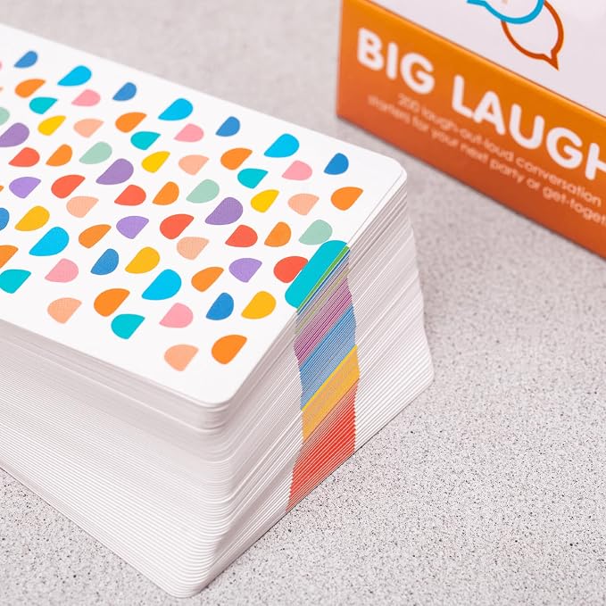 Funny Conversation Cards for Adults and Families - 200 Hilarious Questions and Conversation Starters - Group Game for Family Reunions, Parties & Game Night - Put Down Your Phones and Laugh Together