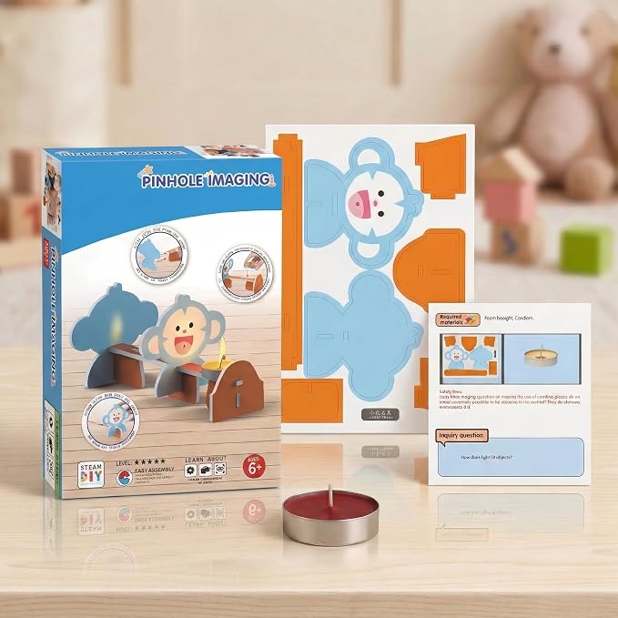 STEM Optical Experiment Kit - Pinhole Imaging Science Toy, Explore Light Linear Propagation Principle