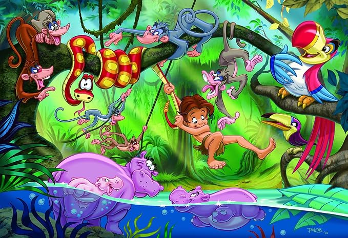 EuroGraphics 35-Piece Classicic Fairy Tales The Jungle Book Puzzle