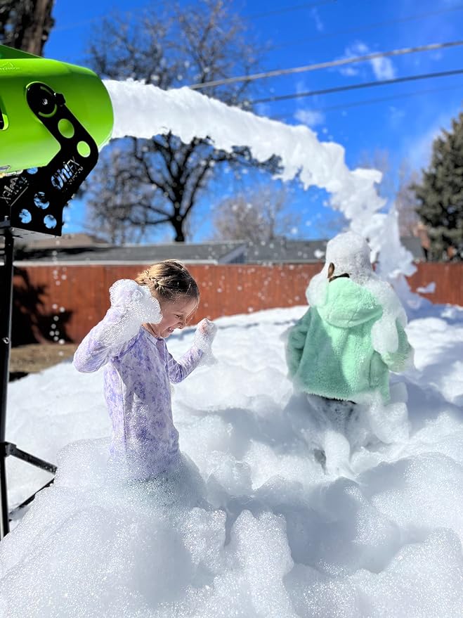 Foam Powder for Party Cannons & Foam Bubble Generators for Backyard Parties