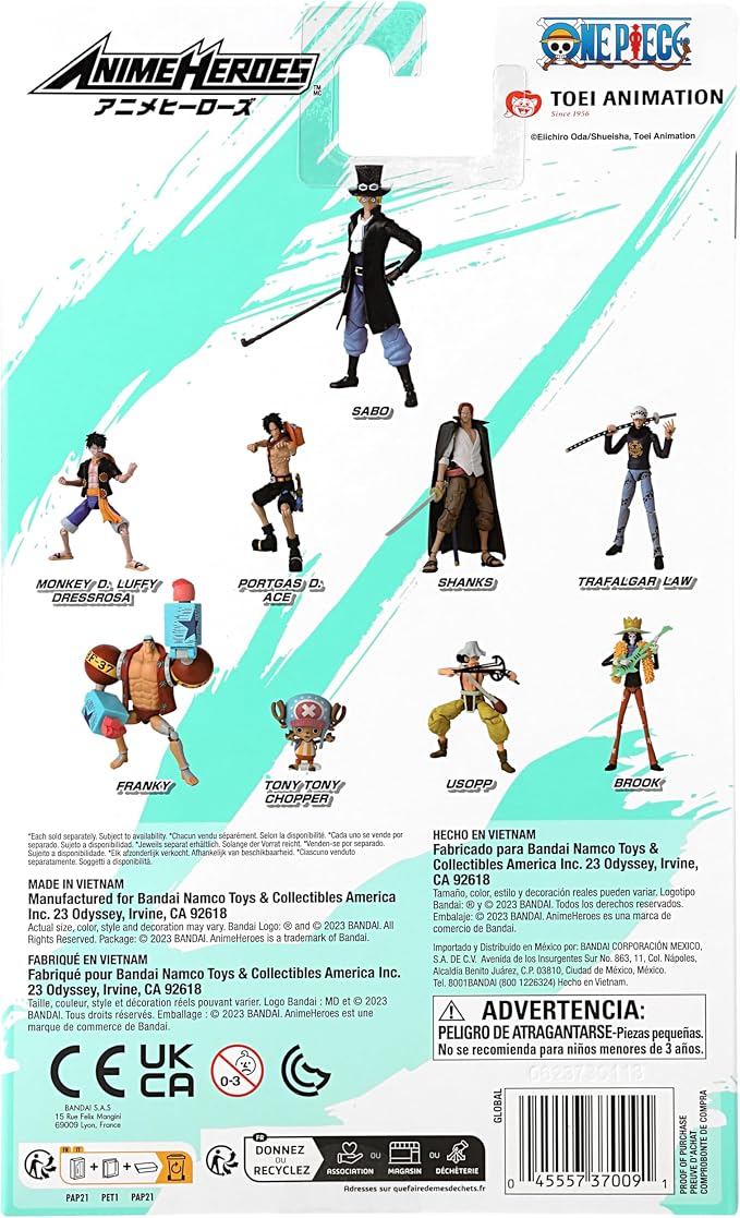 ANIME HEROES - One Piece - Sabo Action Figure