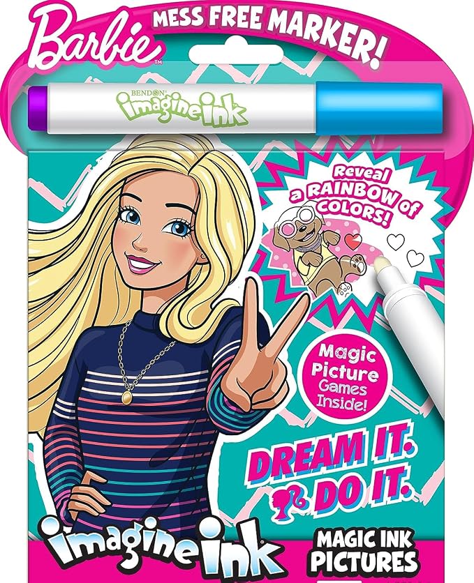 Barbie Coloring and Activity Book Bundle with Imagine Ink Coloring Book, Stickers and More