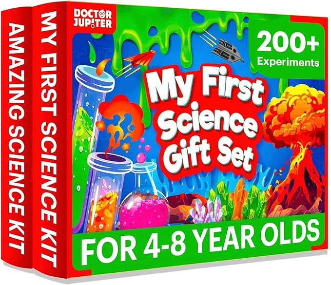 Doctor Jupiter My First Science Gift Set for Kids Ages 4+ | Birthday Gift Ideas for 4-5-6-7-8 Year Old Boys & Girls | STEM Learning & Education Toys