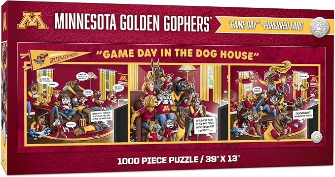 YouTheFan NCAA Game Day in The Dog House - 1000pc Puzzle