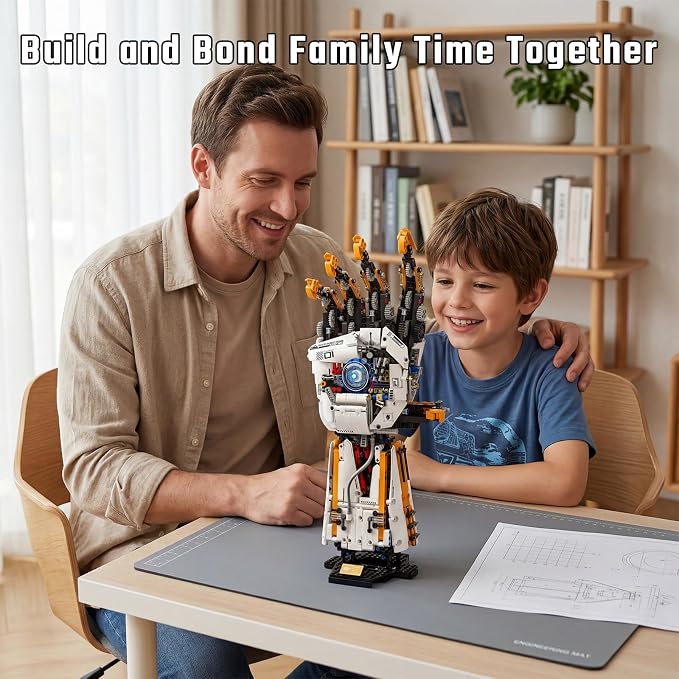 HPROMOT Building Toys STEM Robotics Arm Kits, 1622PCS APP & Remote Control Robot Toys for Kids Ages 8-16, Engineering Technic Coding Robotic Kit, Educational Science Set Birthday Gift for Boys Girls