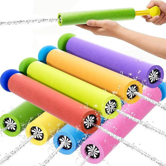 8 Pack Water Squirt Toys for Kids Age 1-3 4-8 8-12, Toddlers Squirter Toy, Swimming Pool Games Playset, Sensory Beach Outdoor Activity, Water Spraying for Boys Girls Birthday Gifts 3 4 5 6 7 8