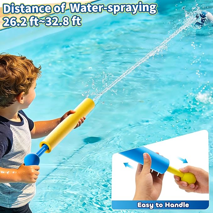 12 Pack Water Squirt Toys for Kids Age 1-3 4-8-12, Toddlers Squirter Toy, Swimming Pool Games Playset, Sensory Beach Outdoor Activity, Water Spraying for Boys Girls Birthday Gifts 3 4 5 6 7 8