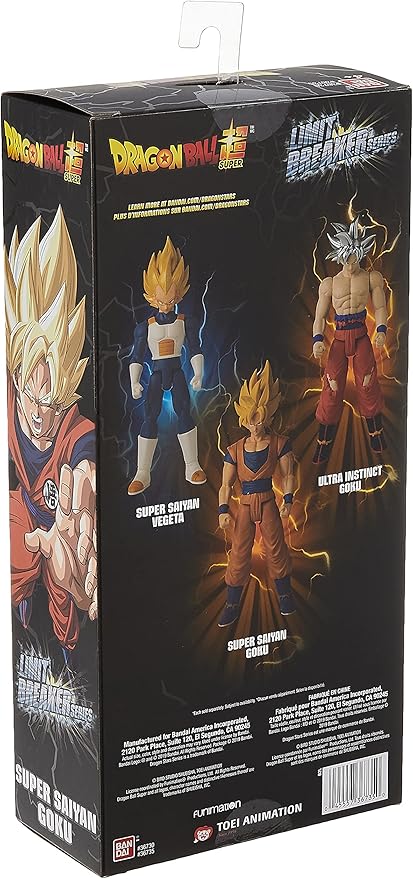 Bandai Namco - Dragon Ball Super - Super Saiyan Goku, Limit Breaker 12" Action Figure