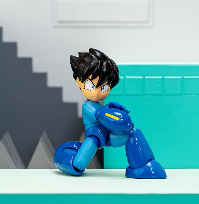Jada Toys Mega Man Wave 3 Action Figure with Neo Metal Figure 1:12 Deluxe Scale 6" Tall, Fully Articulated, Collector Packaging