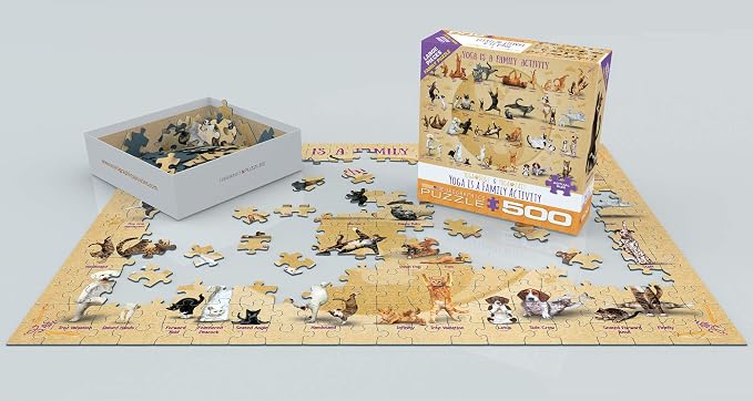 Yoga is Family Activity Family Puzzle 500pc