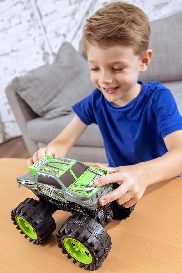 Team Power Exploding Monster Truck Toy with Explosive Crash Sounds and Lights, Smash It Up Again and Again, 8.7” Monster Truck Toys for Boys Kids Ages 3, 4-7 & Above | Toddler Toys Boy Birthday Gifts