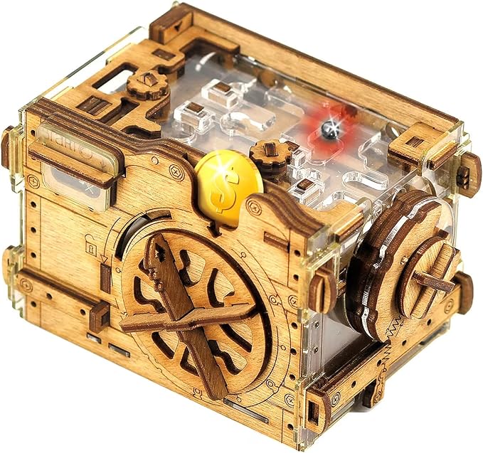 iDventure A-Maze-ing Safe | Puzzle Box for Adults | Creative Escape-Style Challenge | Unique 3D Puzzle for Memorable Gift Giving