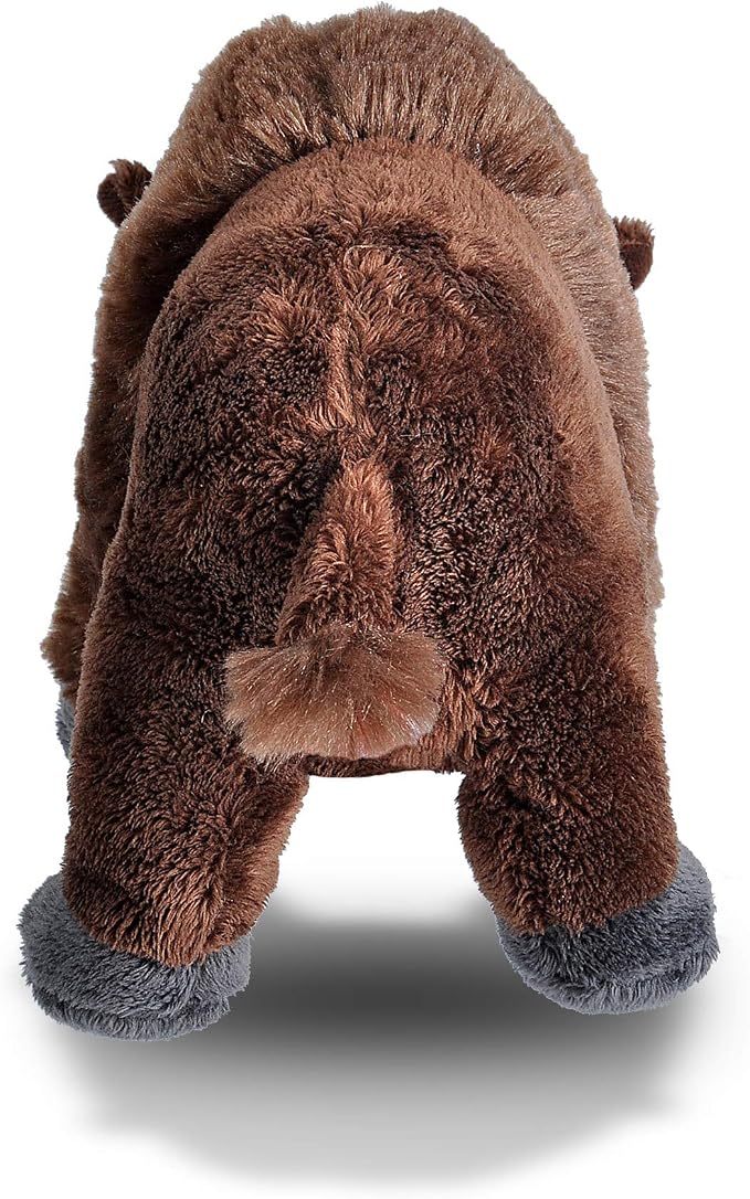 Wild Republic Bison Plush, Stuffed Animal, Plush Toy, Gifts for Kids, Cuddlekins 8 Inches
