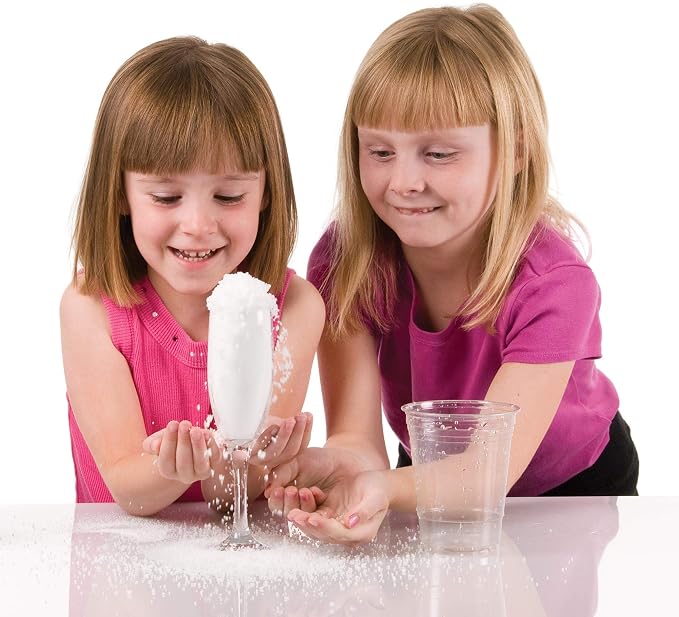 Steve Spangler Science Insta-Snow Powder, STEM Activity for School and Homeschool Activities, Fun & Safe Science Kits, Kids Make Fluffy Snow in Seconds, Top Sensory Toy for Classrooms, 14 oz