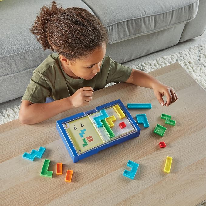 hand2mind Numberblocks Puzzle Solver, Brain Teasers, Logic Puzzles for Kids, Educational Games, Math Toys for Kids 3-5, Fidget Game, Preschool Learning Activities, Toddler Birthday Gifts