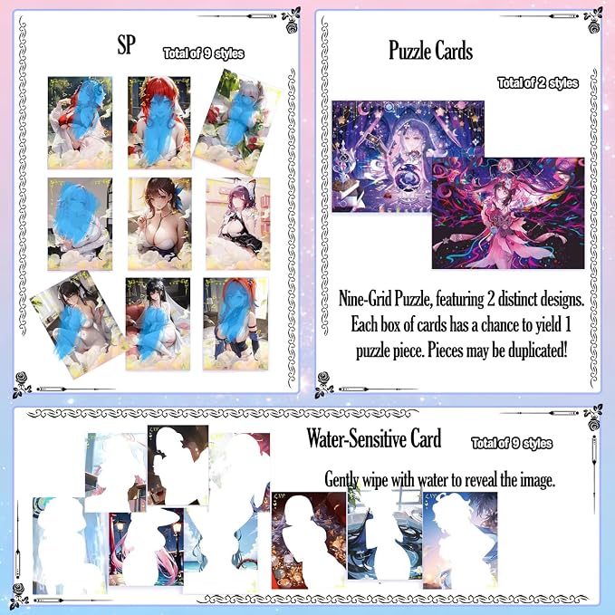 Anime Cards, Dreamscape Tales - 1 Box,MEIKA Series, Anime Stuff Goddess Story TCG Integrated Waifu Card (MJWY)