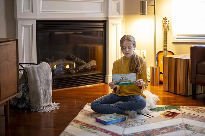 Imagine Meditation Cards for Kids - Award-Winning Mindfulness kit of XL Cards with Calming Guided Meditations for Empowerment, Focus and Relaxation. Great for Parents, Teachers and Therapists.