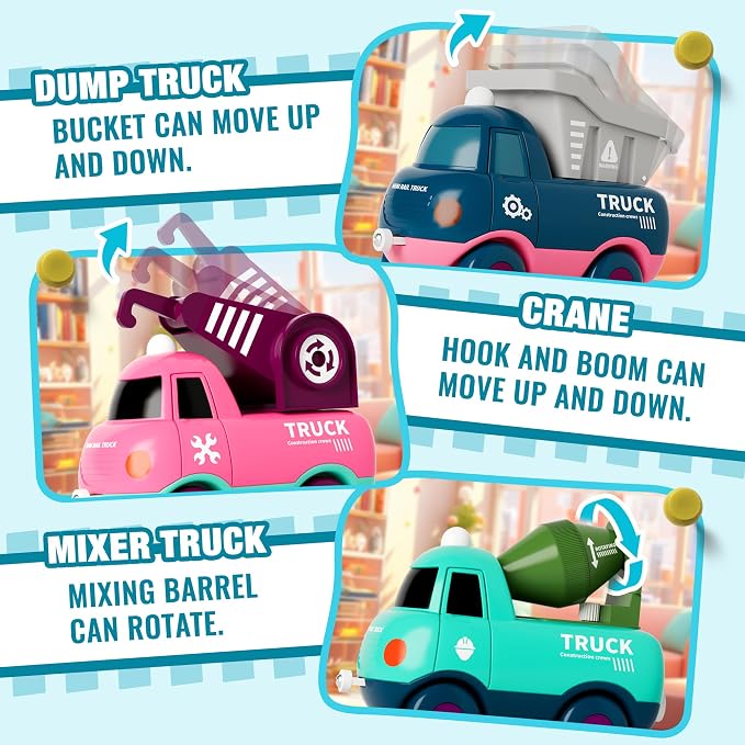 MORECOLL Electric Train Set for Toddlers & Kids w/Music, Lights & Tracks - First Choo Choo Train, Magnetic Connection, Birthday Gifts for Boys and Girls