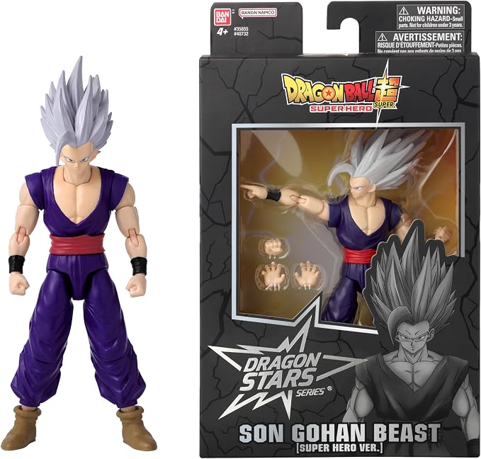 Dragon Ball Super - Dragon Stars - Son Gohan Beast (Super Hero), 6.5" Action Figure