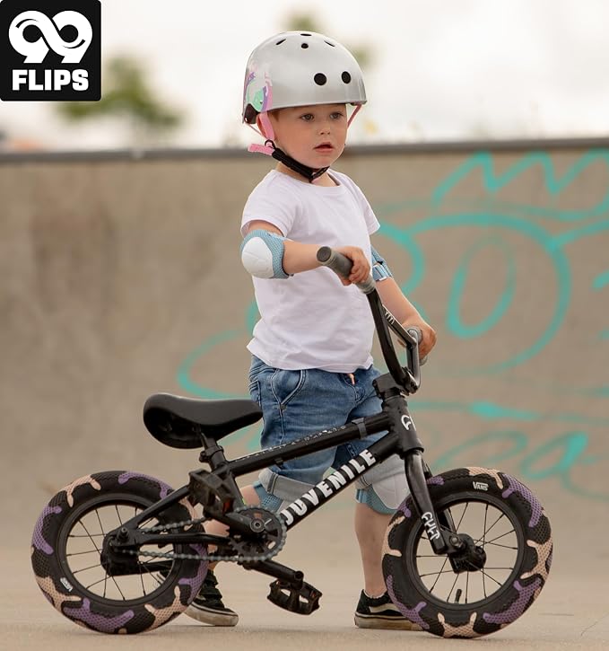 99FLIPS 6pcs Complete Set 3-12 Years- Knee Pads Elbow Pads and Wrist Guards for Kids and Toddler