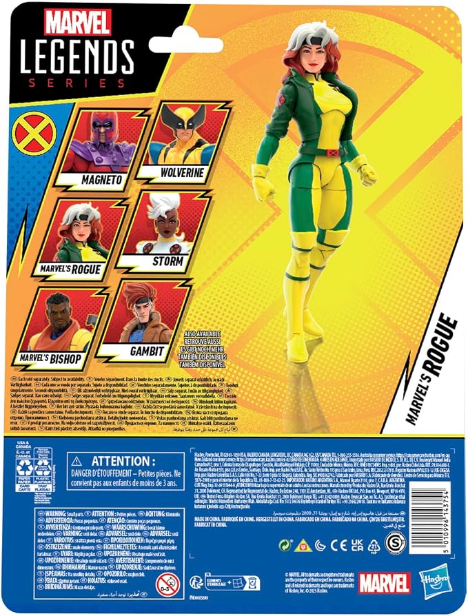 Marvel Legends Series Rogue, X-Men ‘97 Collectible 6-Inch Action Figures