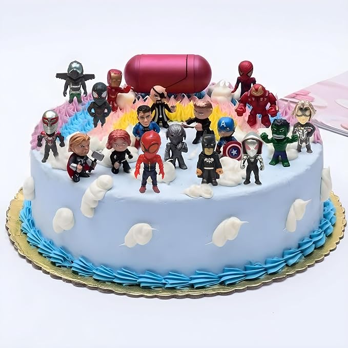 POIUYT Titan Hero Series Exclusive 20 Figure Set Cake Decoration
