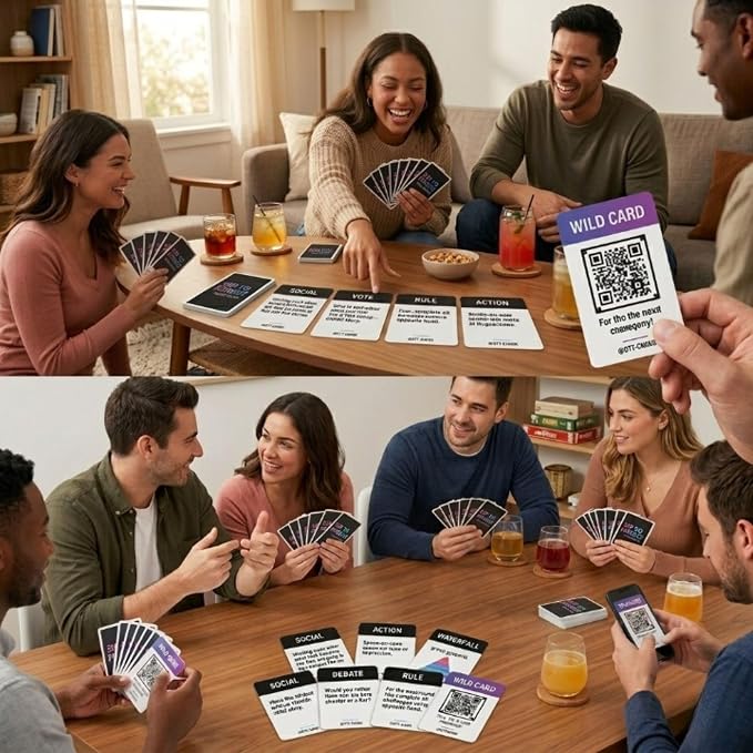 Sip to Forget Your Kids - Hilarious Party Family Card Games for Busy Parents - Interactive Humor Party Game, Easy to Play, 110 Cards, Unique Gift for Parents & Family