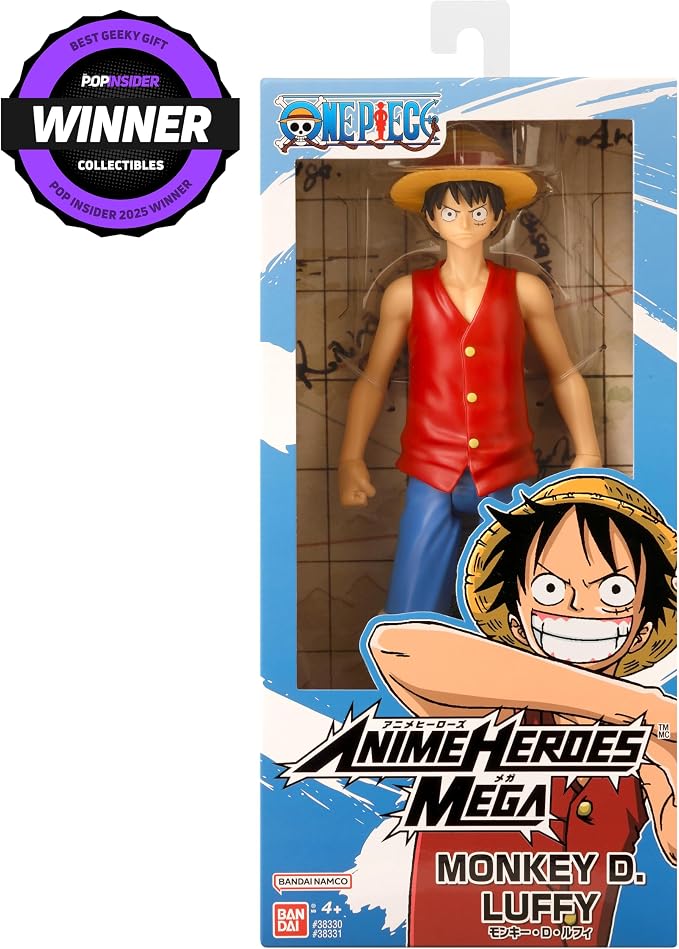 ANIME HEROES MEGA - One Piece - Monkey D. Luffy 12" Action Figure