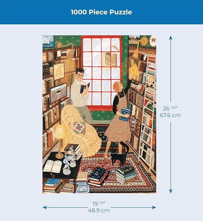 New York Puzzle Company - Loré Pemberton Quill and Parchment - 1000 Piece Jigsaw Puzzle for Family Game Nights by Loré Pemberton