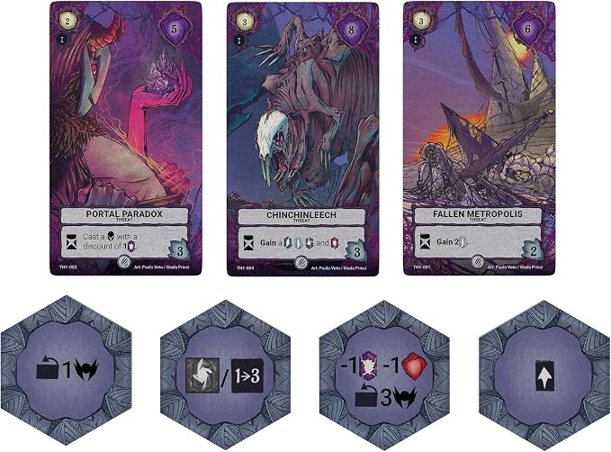 Etherstone Card Game - Evolving Strategy Game with Factions, Dice Drafting, and Unique Leaders, Fun for Kids & Adults, Ages 14+, 2-4 Players, 40-80 Minute Playtime, Made by Thundergryph Games