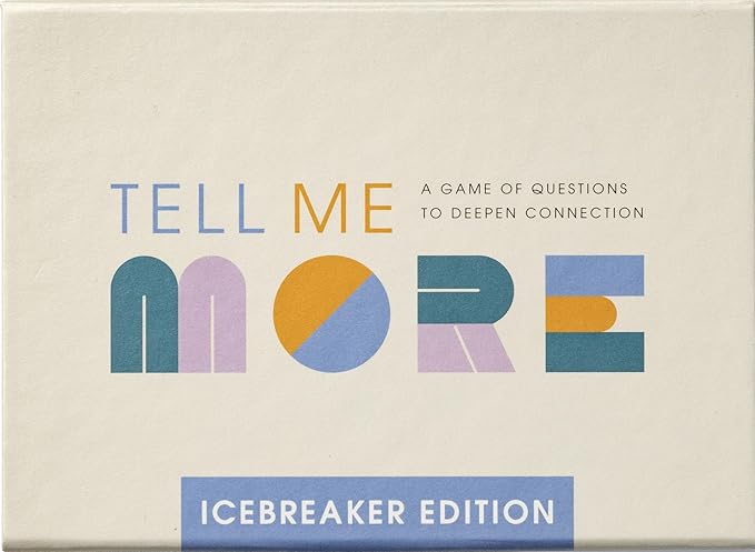 Compendium Tell Me More: Icebreaker Edition – A Conversation-Starter Game of 52 Questions to Deepen Connections