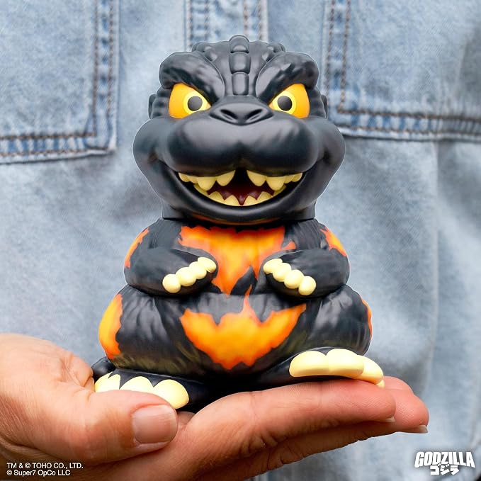 Super7 Fun! Fun! Toho Burning Godzilla '95 Vinyl Figure - 5" Toho Godzilla Action Figure - Classic Movie Collectibles and Retro Toys