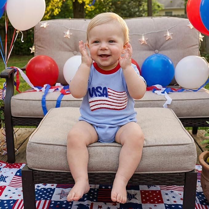 Kavousa Baby Boy Clothes Summer Baby Boy Bubble Romper Short Sleeve Jumpsuit One Piece Outfit Newborn Infant Clothing