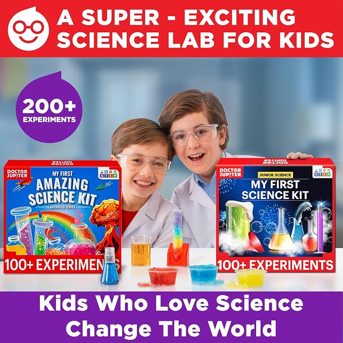 Doctor Jupiter My First Science Gift Set for Kids Ages 4+ | Birthday Gift Ideas for 4-5-6-7-8 Year Old Boys & Girls | STEM Learning & Education Toys