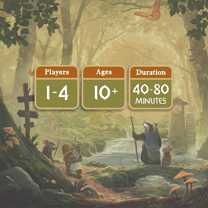 Everdell: The Complete Collection – Deluxe All-in-One Board Game with Base Game + 5 Expansions, 1–4 Players, Metal Tokens, Ever Tree, Storage Trays & Premium Components