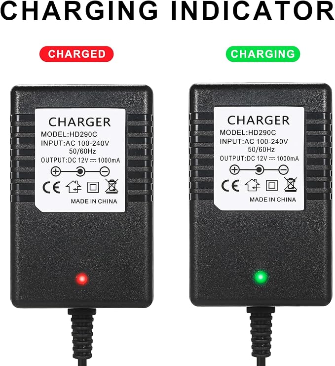 12V Charger for kidzone Bumper car,12v Battery Charger for Ride On Toys,cargador para carro eléctrico de niño, Kids Bumper Car Replacement Charger
