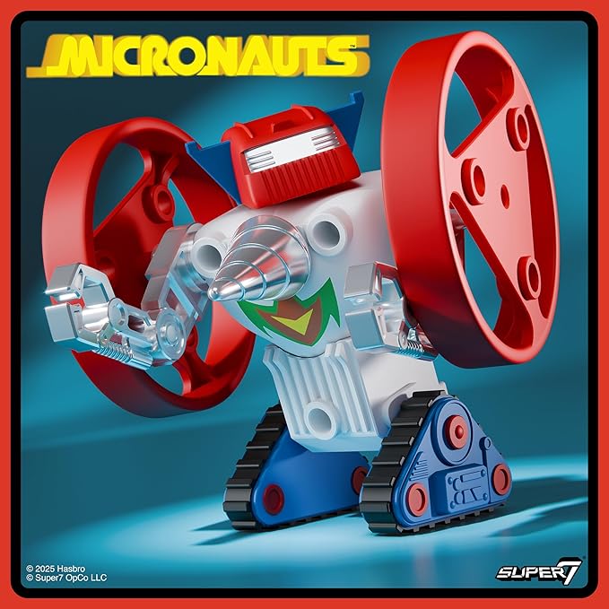 Super7 Reaction+ Micronauts Microtron - 3.75" Micronauts Action Figure with Accessories - Classic Sci-Fi Collectibles and Retro Toys