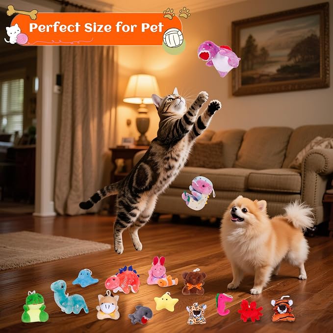 56 Pack Small Stuffed Animals Bulk, Mini Plush Animals, Treasure Box Toys for Classroom, Party Favors for Kid, Carnival Prizes, Stuffed Toys for Stocking Stuffers, Claw Machine Filler